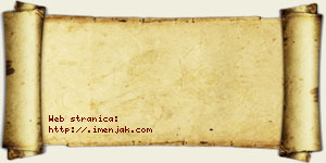 Jakov Tišma vizit kartica